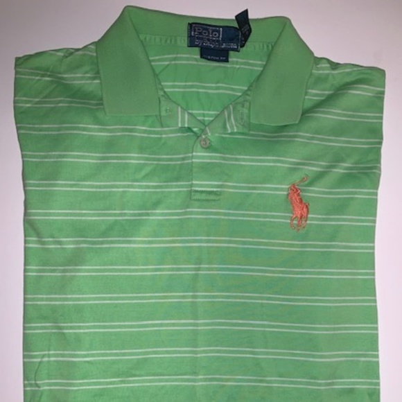 Polo Ralph Lauren Other - Polo Ralph Lauren Men's Striped Tee-Green & White